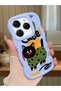 Tecno Spark 20 Pro Compatible Case Camera Protector Blue Silicone Couple Phone Case Cat Pattern