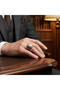 925 Sterling Silver Men's Power Stone Ring 7.5x16mm Pale Green Oval Cabochon Ottoman Style 14g - 2