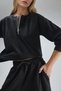 Soft Touch Modal Textured Zipper Collar Double Set - 3