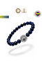 New Season Unisex Licensed Lapis (8mm) Natural Stone Bracelet with Box - 2