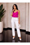 Chain-Strap V-Neck Satin Cami Top - 2