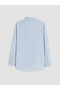 Özmarka New Season Blue Striped Women's Shirt Tunic - 7