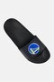 Men Golden State Warriors Slip On Slides, Black - 4