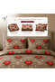 4 Piece Microfiber Bedding Set, 1 Printed Duvet Cover, 1 Fitted Sheet & 2 Pillow Covers - 7