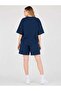 Women's Kaira Studio Printed 100% Cotton Oversize Shorts 2-Piece Set Casual Short Sleeve Set - 3