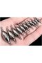 8 Pieces, 6.6 Grams, No:2, Double Sided Ball Bearing Swivel Fishing Lead