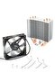 مروحة معالج DARK 120mm Freezer X120 DKCCX120 LED Hava Soğutmalı AM5-1851p - 3