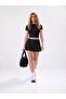 Modal Fabric Shorts Skirt T-Shirt Two-Piece Set - 3
