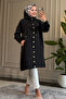 6627 - Comfortable and Stylish Zippered Soft Modal Fabric Long Hooded Women's Tunic - 2