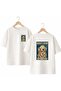 Dont Stop Colden Back and Front Chest Printed 100% Cotton Oversize Loose Regular Fit Crew Neck T-Shirt