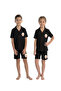 Original Licensed Unisex Children's Buttoned Shirt Collar Short Sleeve Shorts Cotton Pajama Set - 5