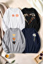 Unisex Mixed Printed Crew Neck Sweatshirt Set – Pack of 4