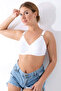 Ilkestor White Seamless Gathering Bra - 501 - (194808) Size 75 - 3