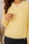 Women's Polo Neck Soft Textured Knitwear Sweater Soft Textured Long Sleeve Stylish Casual Sweater