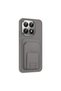 Xiaomi 15t Case with Card Holder, Stand, Camera Raised, Silicone Butam - 8