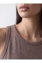 Crew Neck Women's Ribbed Tank Top (S6) - 3