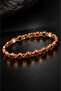 Magnetic Red Zircon Stone Women's Bracelet Copper Plated Germanium Negative Ion - 3