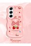 Tecno Camon 40 Pro 5g Compatible Case Camera Protector Pink Silicone Couple Phone Case Strawberry Pattern - 2