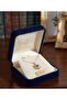 316L Steel Chain Gold Color Zircon Stone Snowflake Projection Model Necklace - 4
