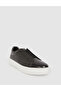 Black 100% Leather Casual Shoes 50327087-Vr046 - 5
