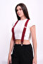 Women's Burgundy Trouser Hanger - 6