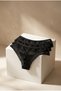 New Season Premium Full Lace Brazilian Panties Black Color 3-Piece Package - 3