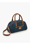 Denim Crossbody Bag with Detachable Strap - 2