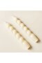 Fragrances Spiral Candles Set of 2, Unscented White Decorative Candles for Home Decor, Table Styling, Candle Holders, Weddings and Events - 5