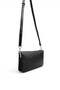 Black - Women's Crossbody Bag with Black Logo Sp1291 - 4