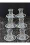12 Piece Striped Glass Tea Set - Luxury Tea Cup and Tea Plate Set for 6 People