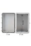 ABS Plastic Waterproof IP67 Junction Box with Lock - 150x100x70mm - 3