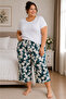 Lycra Ring Viscose King Size Capri Pajama Bottoms 6021