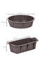 2-Piece Silicone Bread Mold Cake Mold Set Anthracite - 6