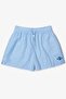 X Netflix Women's Monogram Bermuda Shorts Women's Monogram Lightweight Fabric Bermuda Shorts Light Blue - 5