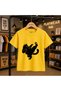Kareteci Cats Printed 100% Children's Unisex T-Shirt 5 6 -7 8-9 10 -11 12 Years Old