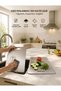 Set of 2 Premium 304 Stainless Steel Cutting Boards (34X24 cm + 20X30 cm) |   With Analysis Report, Certified, Silicone Feet - 2