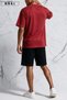Be Kind Printed Oversized Unisex T-Shirt & Black Shorts Set - 4