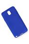 Compatible Case for Samsung Galaxy Note 3 / N9000 Soft Colorful Flexible Premium Rubber Silicone - Blue - 3