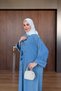 Women's Embroidered Denim Wide Fit Dress - 8