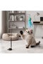 Cat Play Rod with Suction Cup 82 cm Flexible Spring, Bell and Feather Cat Toy - 2