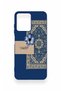 Casper Via M40 Compatible Blue Ethnic Carpet Patterned Silicone Case - 2