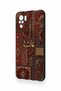Redmi Note 10-10S Compatible Vintage Carpet Pattern Silicone Case - 4