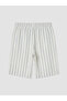 Lcw Kids Blue Elastic Waist Boys Bermuda Shorts - 4