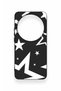 Mi 15 Ultra Compatible Black Mega Star Patterned Silicone Case - 2