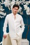 Regular Fit Hidden Button Collar 100% Linen Raw Linen Shirt - 4