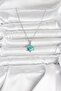 316L Steel Chain Silver Color Turtle Model Women's Necklace - 2