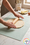 Silicone Dough Rolling Mat with Measurement Lines Kneading Mat Non-Slip Platinum Silicone 50X40 cm