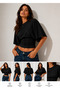 Waist-Tight Women's Blouse - 4