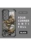 Samsung Galaxy S24 Ultra Compatible Transparent Back Four-Corner Reinforced Impact Protection Silicone Case