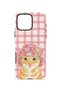 iPhone 16 Pro Max Vorian Double Layer Case Pink Picnic Cat - 4